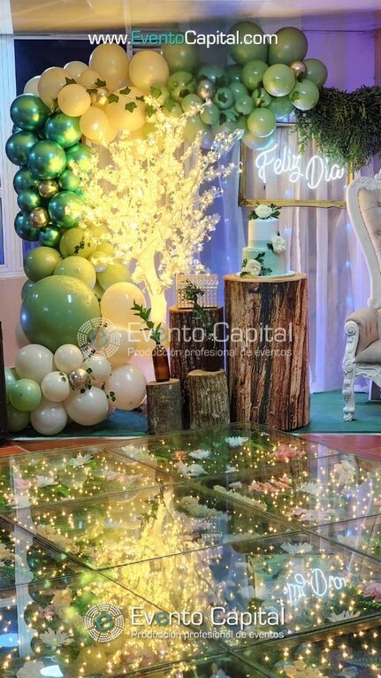 DECORACION 15 AÑOS PISTA DE BAILE VINTAGE (1)