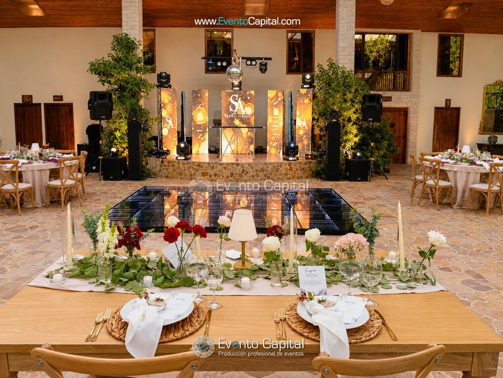 PISTA DE BAILE GALAXY, PANTALLAS, SONIDO, BODA SALON (2)