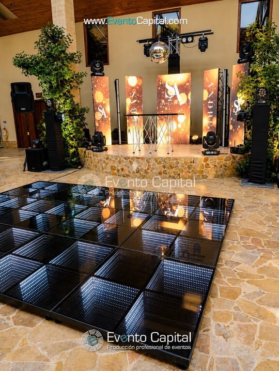 PISTA DE BAILE GALAXY, PANTALLAS, SONIDO, BODA SALON (3)