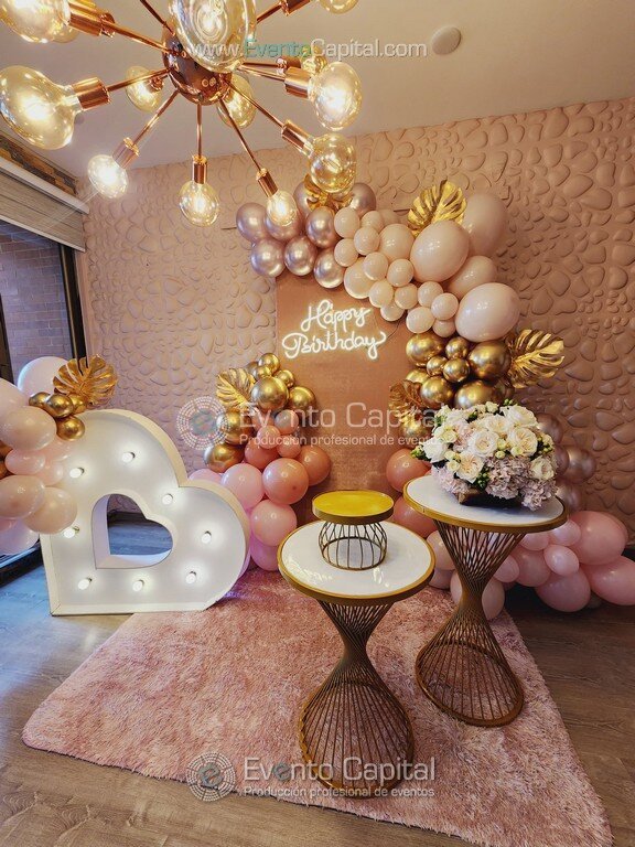 Decoracion Feliz Cumpleaños Fiesta De Cumpleaños Stand Tematico Arco De Globos (5)