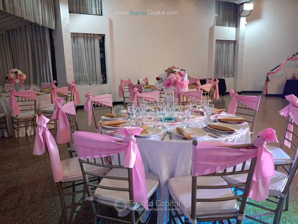 Quince Años Letras Luminosas Pista Led Pista De Baile Rosado Silla Tiffany Dorada Servilleta Dorada (2)