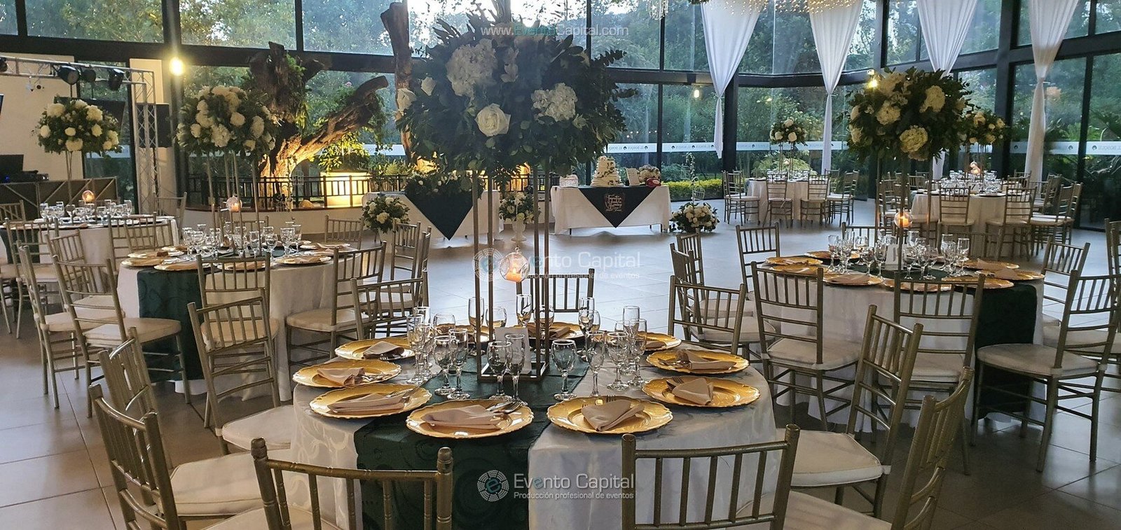 Sillas Tifanny Dorada Plato De Lujo Dorado Centros De Mesa Boda Matrimonio (1)